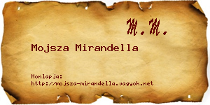 Mojsza Mirandella névjegykártya